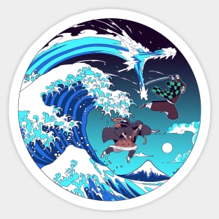 Breath of the Great Wave Sticker